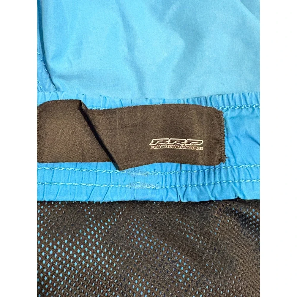 Roberto Ricci Designs RRD Mens Blue‎ Swim Trunks Board Shorts Mesh Lined Size 36